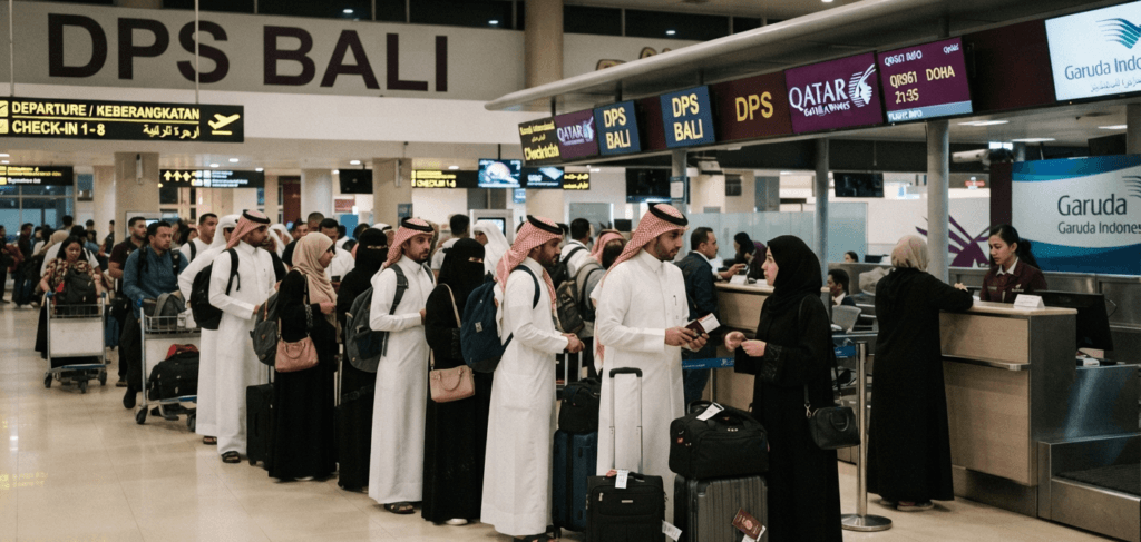 كيفية الحصول على فيزا إندونيسيا الإلكترونية لمواطني السعودية 2026 (الدليل الكامل)